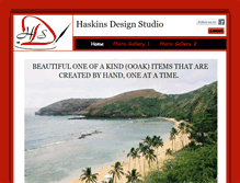 Tablet Screenshot of haskinsdesignstudio.com